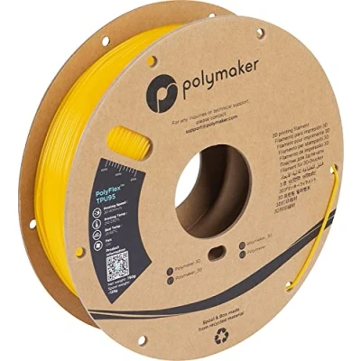 Image de Polymaker PD01010 PolyFlex TPU 95A Filament flexible 2.85 mm 750 g jaune 1 pc(s)