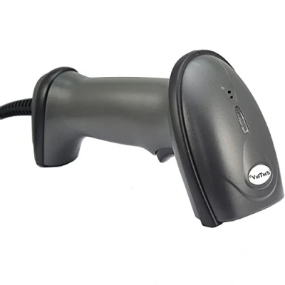 Image de Vultech BC 01 Lecteur Pistolet Barcode, Scanner Laser, USB, Noir