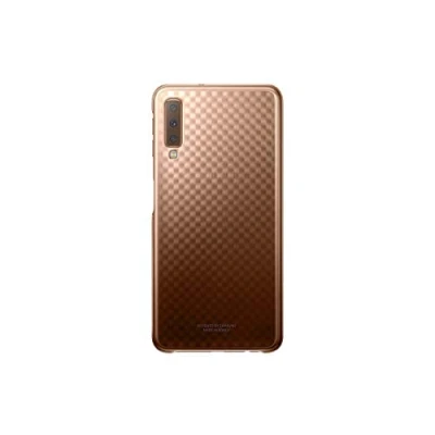 Image de Coque rigide doré et transparente Evolution Samsung pour Galaxy A7 A750 (2018) Neuf
