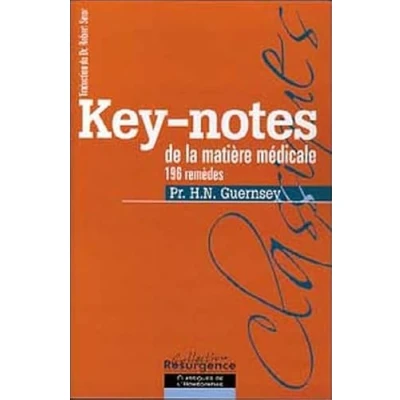 Image de Key notes de la matière médicale 196 remèdes