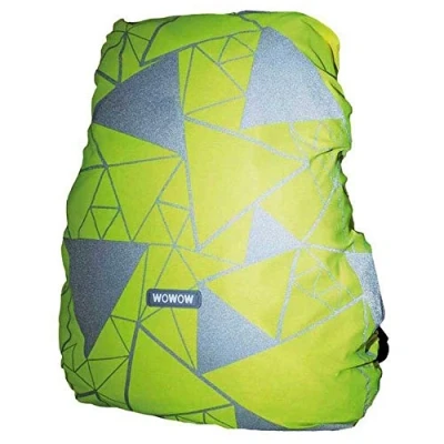 Image de Wowow Bag Cover &quot;Urban&quot; Réfléchissants et Imperméable Sac à dos de couverture jaune/argent, One Size