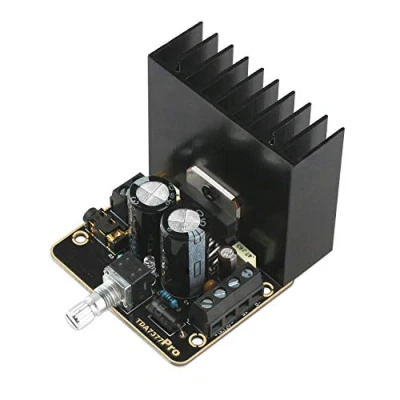 Image de DollaTek 30W + Classe AB Amplificateur Audio de Voiture 2.0 Immersion à Deux canaux Or Carte d&#039;ampli stéréo TDA7377 Mini DC12V Module amplifié
