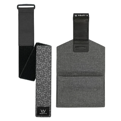 Image de Peaty&#039;s HoldFast Trail Tool Wrap Tres sécurisé, sans glissement ni hochet, conception modulaire, étanche, sac de rangement pour cadre avec poche zippée, s&#039;adapte partout, touts les vélos Gris