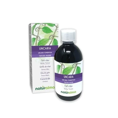 Image de Griffe de chat (Uncaria tomentosa) écorce Teinture Mère sans alcool Naturalma Extrait liquide gouttes 500 ml Complément alimentaire Végétalien ou végan
