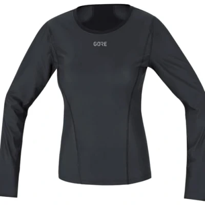 Image de Gorewear Maillot Sous Couche Coupe Vent à Manches longues pour Femme, Multisport, GORE WINDSTOPPER