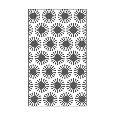 Image de Vaessen Creative Mini Pochoir pour Gaufrage, Fleurs, Ajouter de La Texture et dimension à des Pages Scrapbook, Cartes Autres Loisirs Créatifs sur Papier