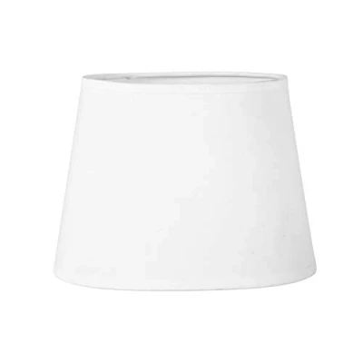 Image de Sema 97117 Abat Jour Ovale Base 20.5cm (pour douille E14) Blanc, Texture