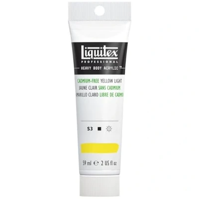 Image de Liquitex Professional Acrylique Heavy Body 59 ml Jaune Clair Sans Cadmium Série 3