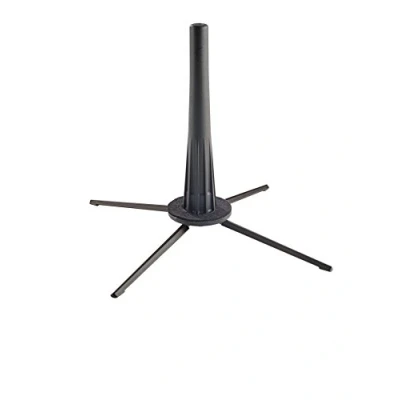 Image de K&amp;M 15233 Pied de cor anglais Noir Support d&#039;instrument pour avec système vissage breveté revêtement en feutre