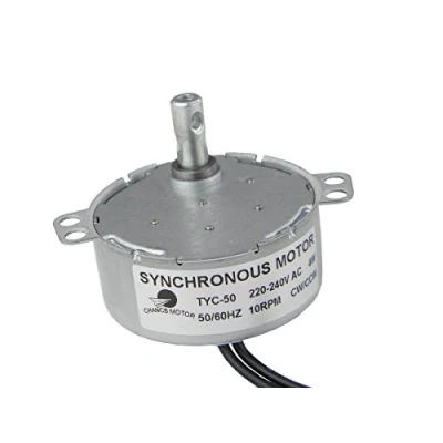 Image de TYC 50 Moteur synchrone 220V AC 10 12RPM CW/CCW électrique à Vitesse Lente Micro Engrenages de réduction