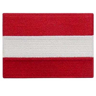 Image de Drapeau autriche Brodé à Repasser ou Coudre Patch