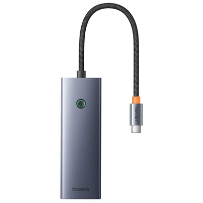 Image de Baseus UltraJoy Concentrateur USB C 7 in 1 4K 60Hz Charge de 100 watts Station d&#039;accueil Space Grey Neuf