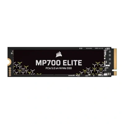 Image de Corsair MP700 Elite 1 to PCIe 5.0 x4 NVMe M.2 SSD Jusqu&#039;à 10,000MB/sec Haute Densité 3D TLC NAND 2280 Compatible DirectStorage Noir