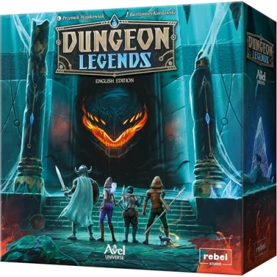 Image de Asmodee Rebel DUNGEON LEGENDS Jeux de société Jeu plateau d&#039;aventure à partir 10 ans 1 4 joueurs 60 90 min Version française