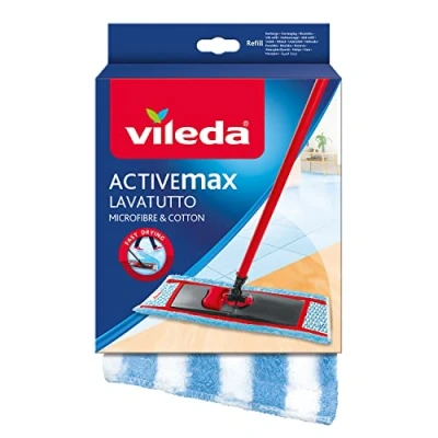 Image de Recharge pour balai Vileda ViledaActive Max Microfibre Coton (1 Unités)