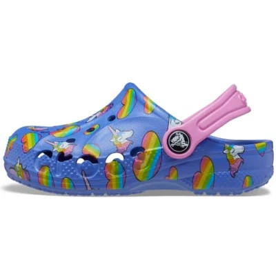 Image de Crocs Baya Clog T Mixte enfant Sabot, Lapis Multi, 19/20 EU