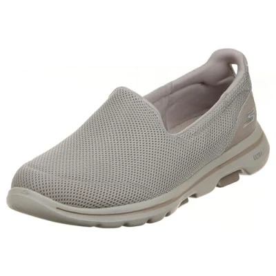 Image de Skechers Go Walk 5 15901 Baskets pour femme, Beige (taupe), 40.5 EU