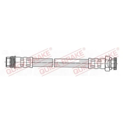 Image de QUICK BRAKE 27.076 Flexible De Frein 194 M10x1 PEUGEOT: 307 3/5 portes, Break, 308 I CITROËN: C4 C3 portes