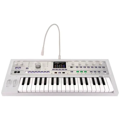 Image de Korg MicroKORG MK2 Limited Edition Metallic White + housse