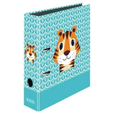 Image de Herlitz 50040186 maX.file Classeur A4, 8 cm, motif : tigre mignon, 1 pièce