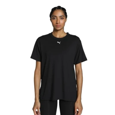 Image de Puma Cloudspun Tshirt imprimé, Femme, Taille: Large, Black