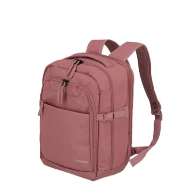 Image de Travelite Sac À Dos Pour Ordinateur Portable 13&quot; Kick Off Pratique Avec Fonction Clipsable 40 Cm 20 23 Litres, Rose, Taille 40, Classique