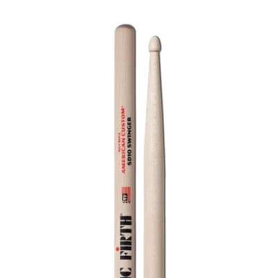 Image de Vic Firth American Custom SD10 Swinger Baguettes, Bout en Bois
