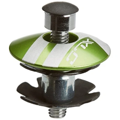 Image de XLC Zubehör A Head Plug Ap s01 Alu 1 1/8 Zoll Pieces de Velo Mixte, Vert, 8 x cm