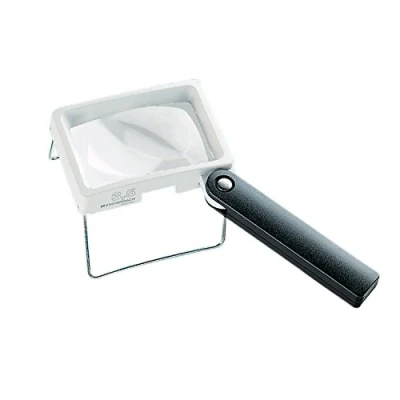 Image de Loupe de lecture combi plus blanc 75 x 50 mm 3,5 Eschenbach 2034