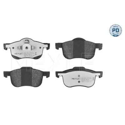 Image de MEYLE 025 230 7318/PD Jeu de plaquettes frein PD Quality Essieu avant contact signal d&#039;usure exclu avec tôle anti bruit VOLVO: S60 I