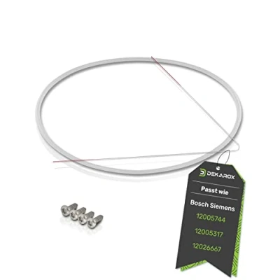 Image de DEKAROX Kit de réparation pour pot pompe 182 mm en cas d&#039;erreur E15 Siemens Bosch Neff Constructa Küppersbusch 12005744 12005317 lave vaisselle