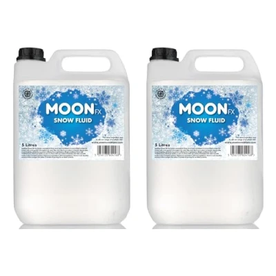 Image de MoonFX Professional Snow Fluid 5L Pro qui produit des flocons de neige blancs moelleux à base mousse (lot 2)