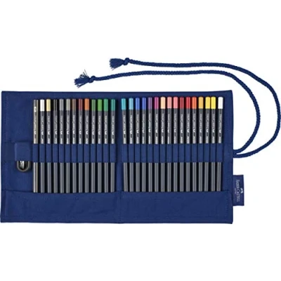 Image de FABER CASTELL Creative Studio Goldfaber crayon de couleur (153), multicolore, unique, pour art, artisanat, dessin, croquis, maison, école, université, coloriage