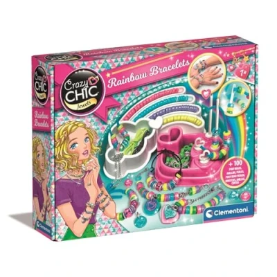 Image de Clementoni Bracelets Jeu créatif 7 ans to 14 15180, Multicolore, Taille unique