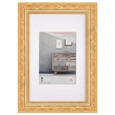 Image de walther design CR030G Cadre Photo, Style Baroque, en Bois, Doré, 20 X 30 Cm