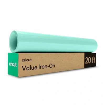 Image de Cricut Rouleau de vinyle à transfert thermique pour une utilisation avec toutes les machines découpe Menthe 6 m