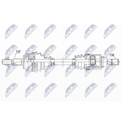 Image de Essieu moteur NTY NPW FR 139