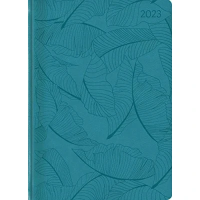 Image de Ladytimer Grande Deluxe Turquoise 2023 Agenda de poche A5 (15 x 21 cm) Couverture Tucson Avec motif gaufré Weekly 128 pages Alpha Edition