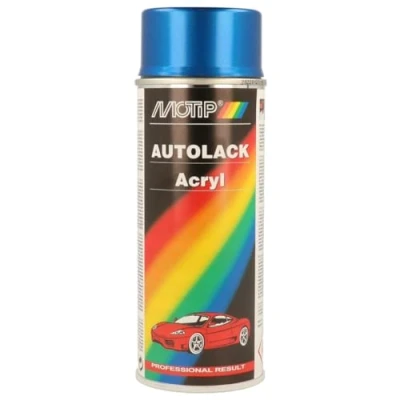 Image de MOTIP 53943 Peinture combinée pour voitures 400ml aérosol Bleu Kompakt red metallic 12 ml