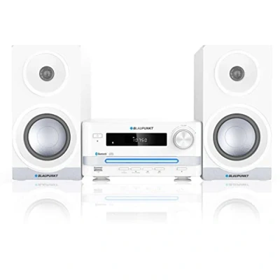 Image de Blaupunkt MS16BT EDITION Système HiFi Microchaîne compacte avec Bluetooth et lecteur CD/USB Radio RMS : 15 W (2 x 7,5 W) Écran LED