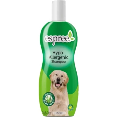 Image de Espree Shampooing hypoallergénique Naturel pour Chiens, Formule sans Larmes 355 ML