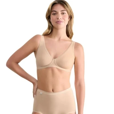 Image de Sloggi Basic SOFT BRA Soutiengorge triangle, Femme, Taille: 80A, Skin