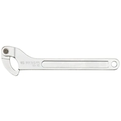 Image de FACOM Clé à Ergot Articulée 125A.50 Pour Écrous Encoche Latérale Articulation avec Rondelle Ressort Plus de Douceur et Fiabilité Diamètre 35 50 mm Chrome Satiné