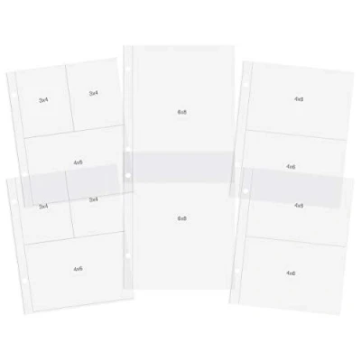 Image de Simple Stories Sn@p! Pocket Pages for 6&quot;X8&quot; Binders 12/Pkg Variety Pack