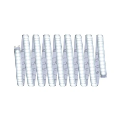 Image de Paulmann 70669 Function MaxLED 1000 Kit de base LED bande 3m blanc, 6500K lumière du jour, 34W 230/24V 60VA, Argent, Plastique, Cavalier