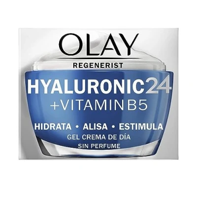 Image de Gel crème jour hydratant à l&#039;acide hyaluronique et vitamine b5 olay 50ml tous types de peau