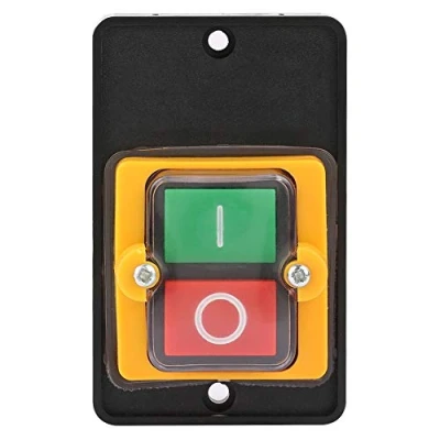Image de Kuuleyn Interrupteur à Bouton Poussoir Marche/arrêt, perceuse Colonne KA0 5KH AC220V/380V 10A Marche/arrêt étanche pour équipement mécanique Machines Textiles