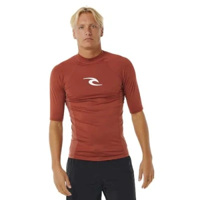 Image de Rip Curl Waves PERF Tshirt imprimé, Homme, Taille: Medium, Red