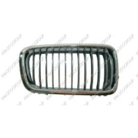 Image de BLIC 6502 07 0075996PP Calandre avant droite chrome, noir BMW: 7