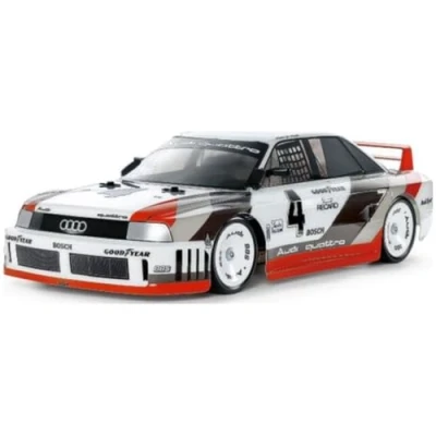 Image de TAMIYA 58744 1:10 RC Audi 90 Quattro Racing TT 02 Voiture télécommandée, véhicule, modélisme, Assemblage, Loisirs, kit